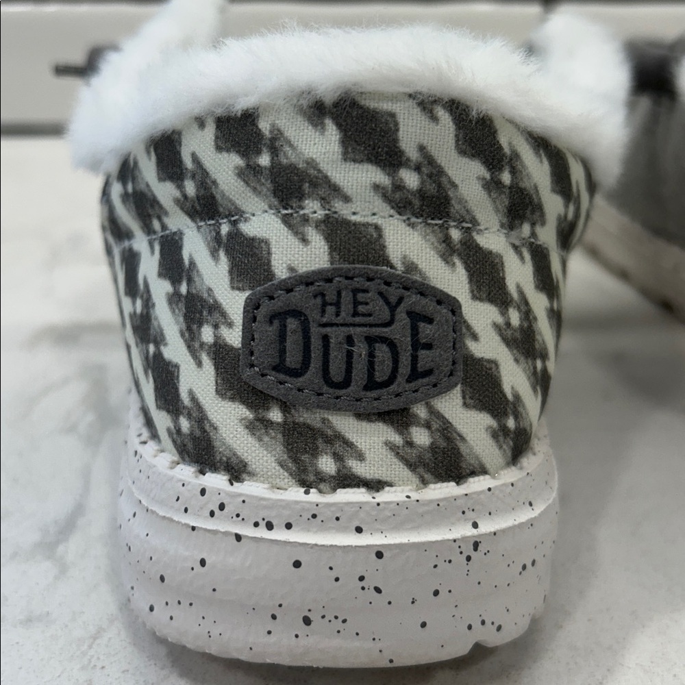 Hey Dude Wendy Funk Wool Light Grey Slip On Shoe Women's Size 9 - Picture 8 of 16